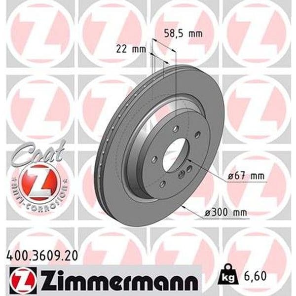 Brake Disc - Standard/Coated,400.3609.20